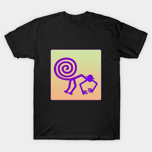 Nazca Monkey T-Shirt by Erno